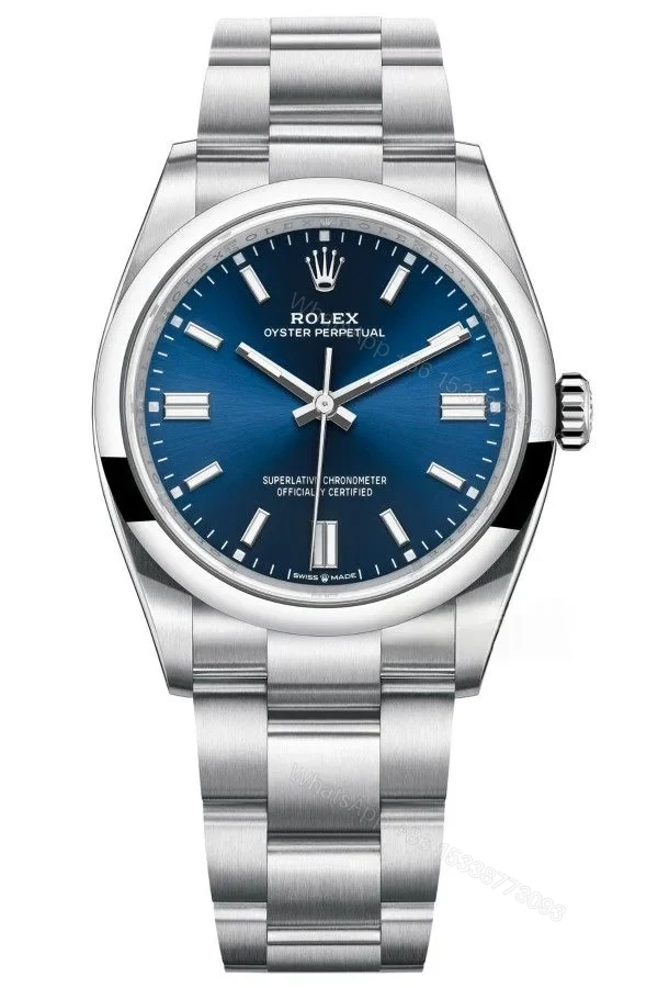 Rolex Super Clone Oyster Perpetual M126000-0003 36mm Blue Dial 3230 Movement — view 1