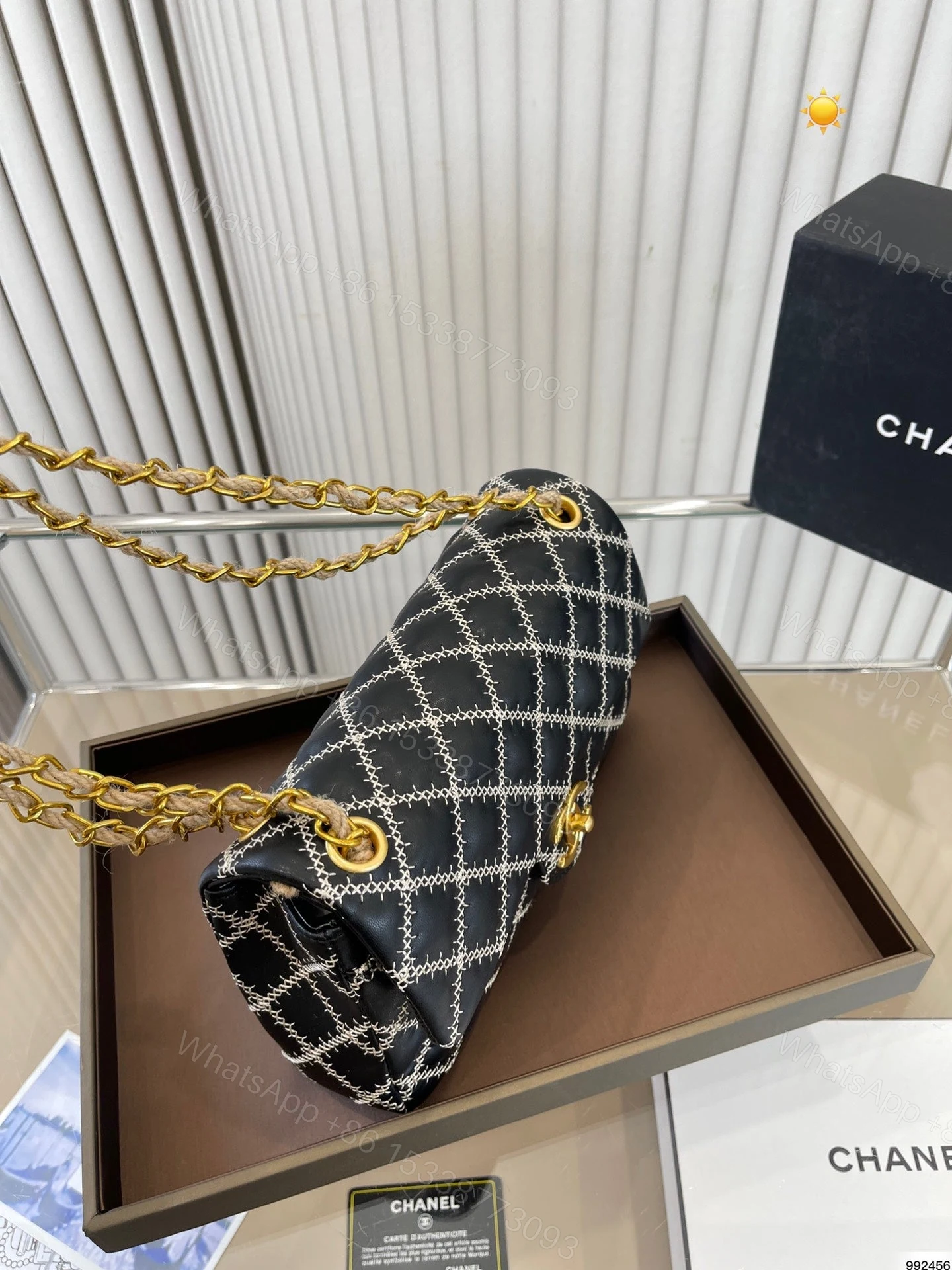 View 7 of Chanel Luxury Diamond Tote Bag