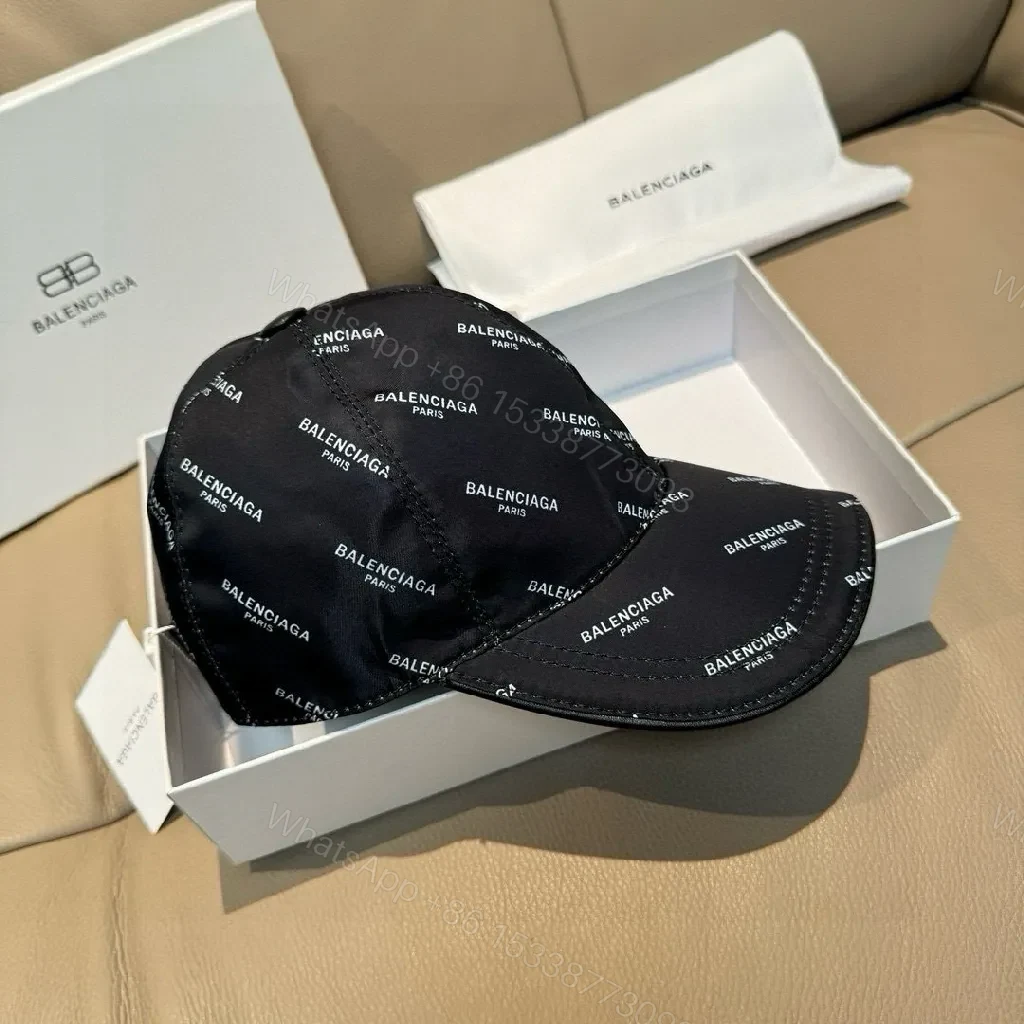 View 4 of Patterned Cap Navy Knit Cap, Subtle Luxury, All-Over Logo Print Cap
