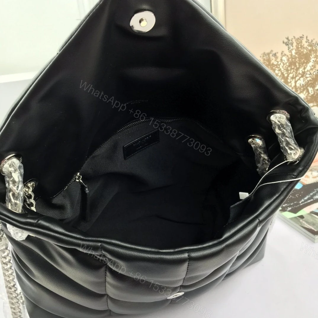 View 2 of Saint Laurent Women Small Puffer Shoulder bag