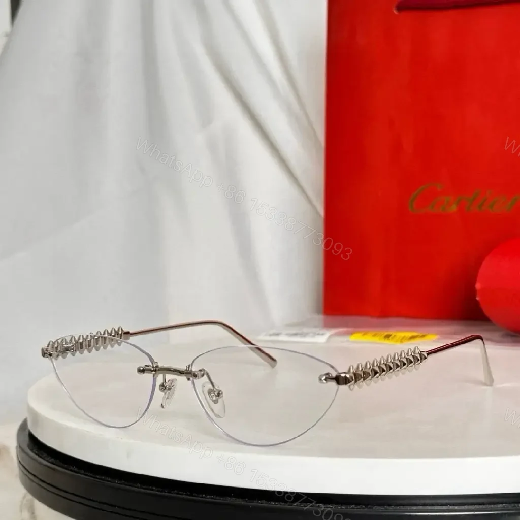 View 3 of Gold Frame Sunglasses with Beaded Temples, Gradient Lenses