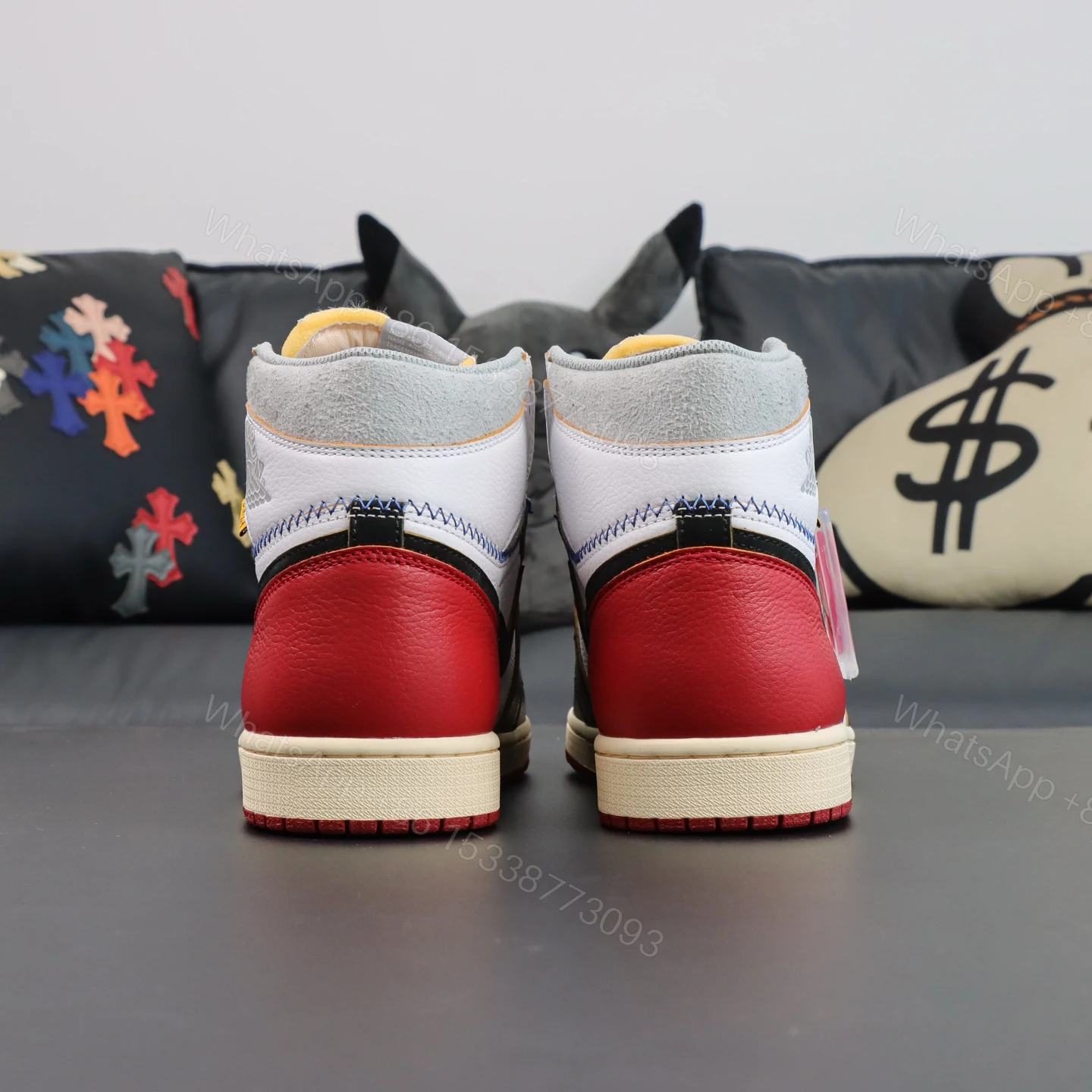 View 7 of Jordan 1 Retro High Union Los Angeles Black Toe