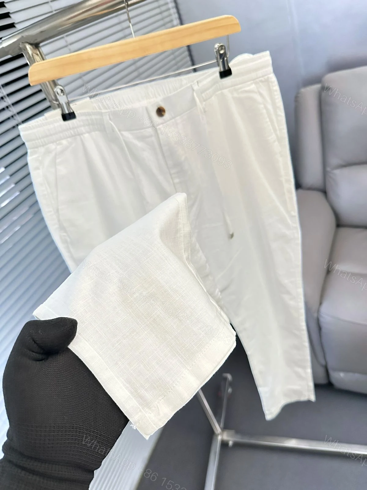 View 19 of Ralph Lauren Premium Linen Pants First Copy | AAA+ Replica Limited Edition