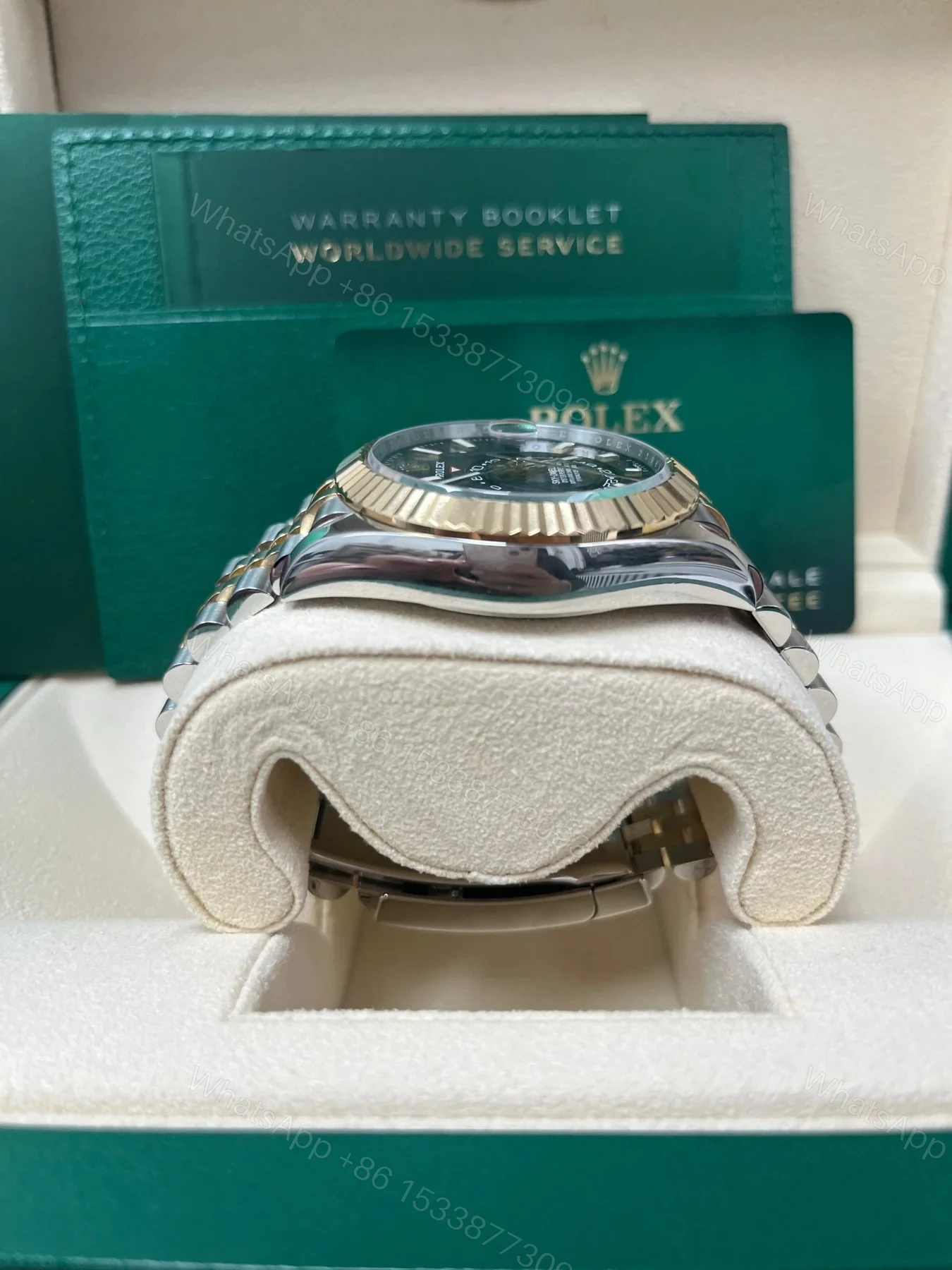 View 6 of Superclone Rolex Sky-Dweller Bright black Dial 336933 Jubilee