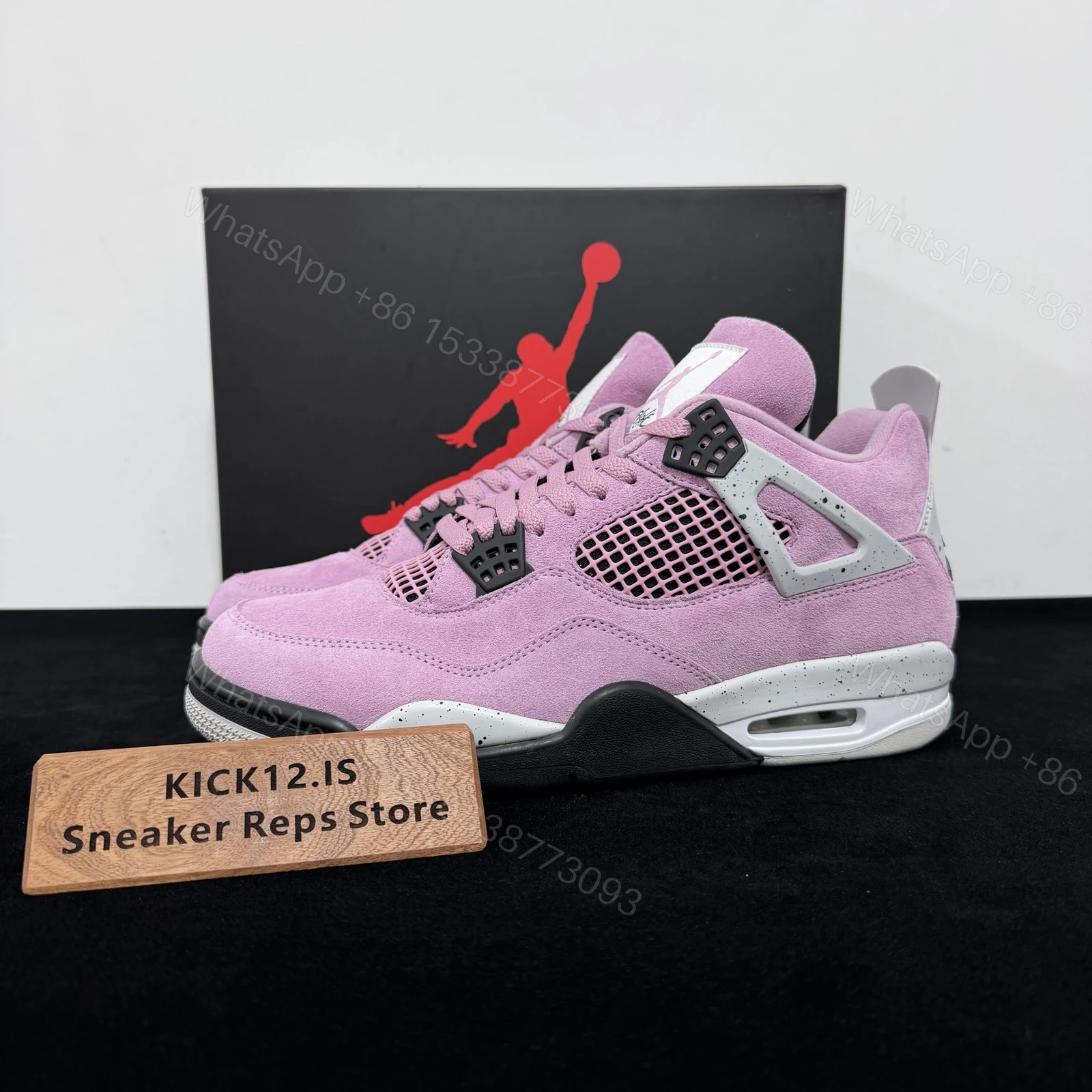 Air Jordan 4 Orchid Reps — view 1