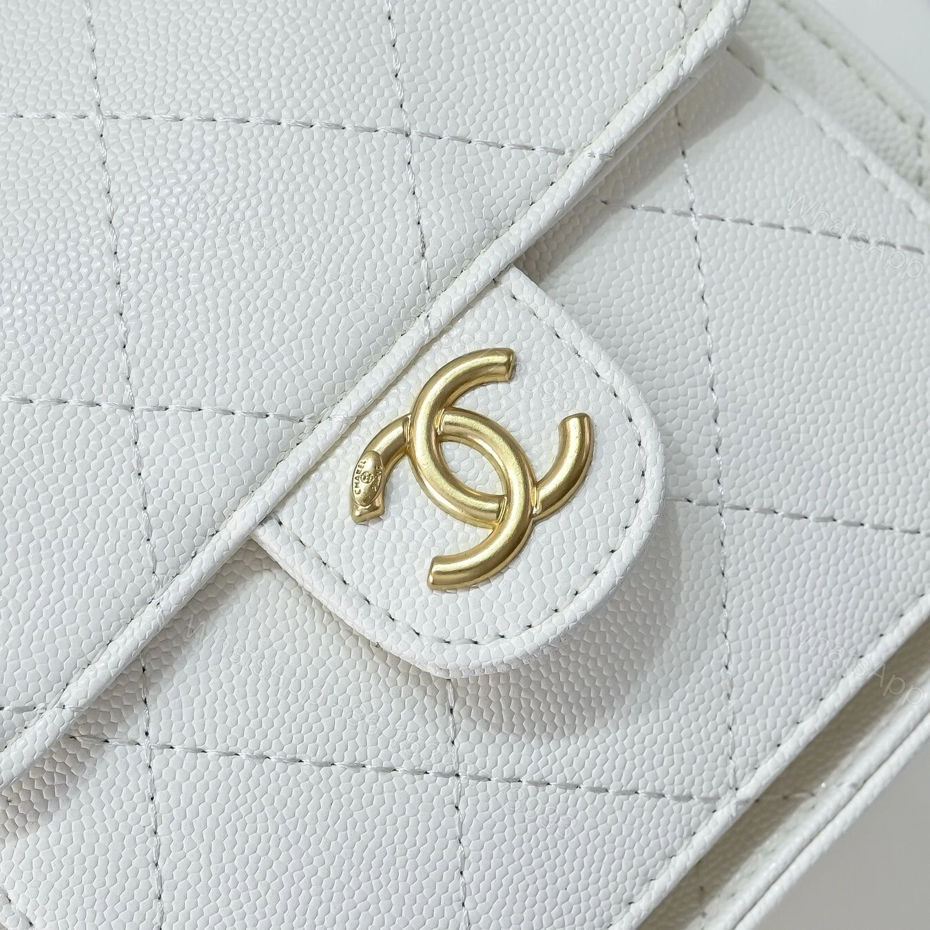 View 6 of Chanel 25 Medium Size Backpack Grain Effect And Gold Metal White 23Cm As5600 B20304 10601
