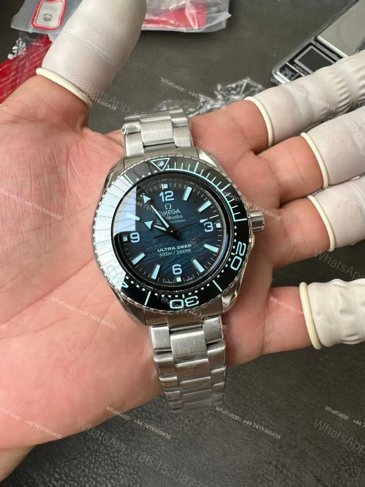 View 7 of Omega Super Clone Seamaster Planet Ocean 6000M 45.5mm 215.30.46.21.03.002