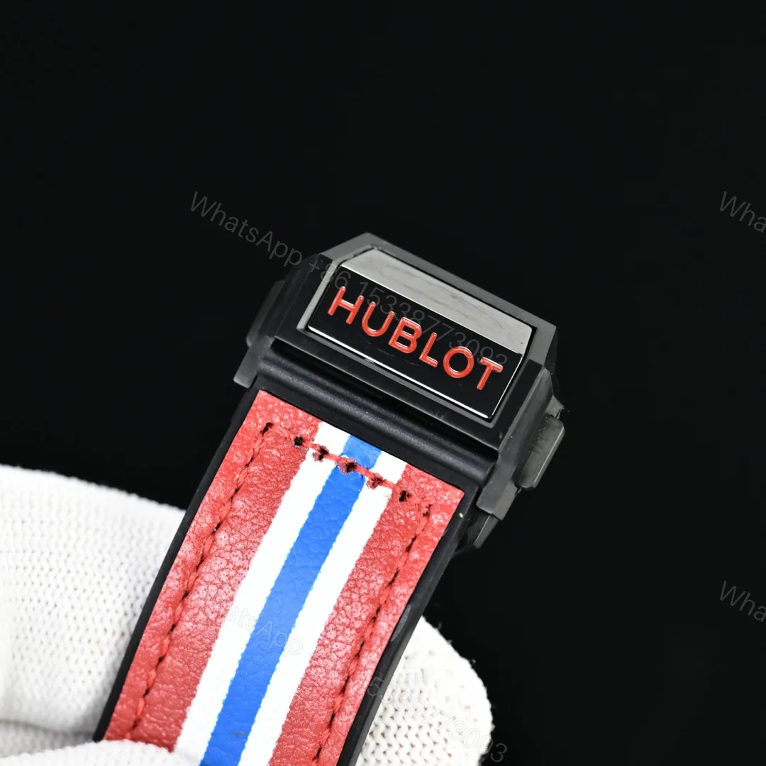 View 9 of Hublot Big Bang Ferrari Replica 45MM Premium Titanium Black Rubber Strap Edition RG-HUBLOT-FERRARI-F4-45