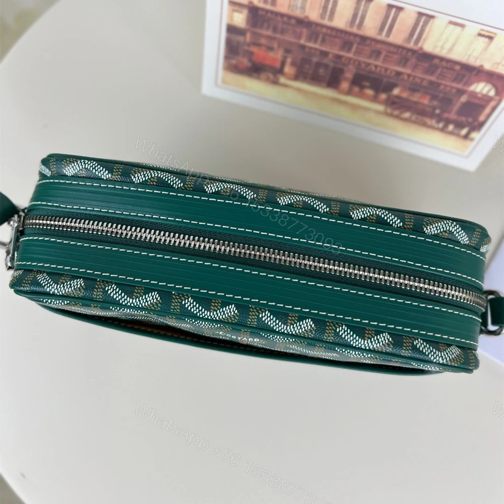 View 6 of 高仿Goyard*CAPVEP3相機郵差包綠色小號免檢版