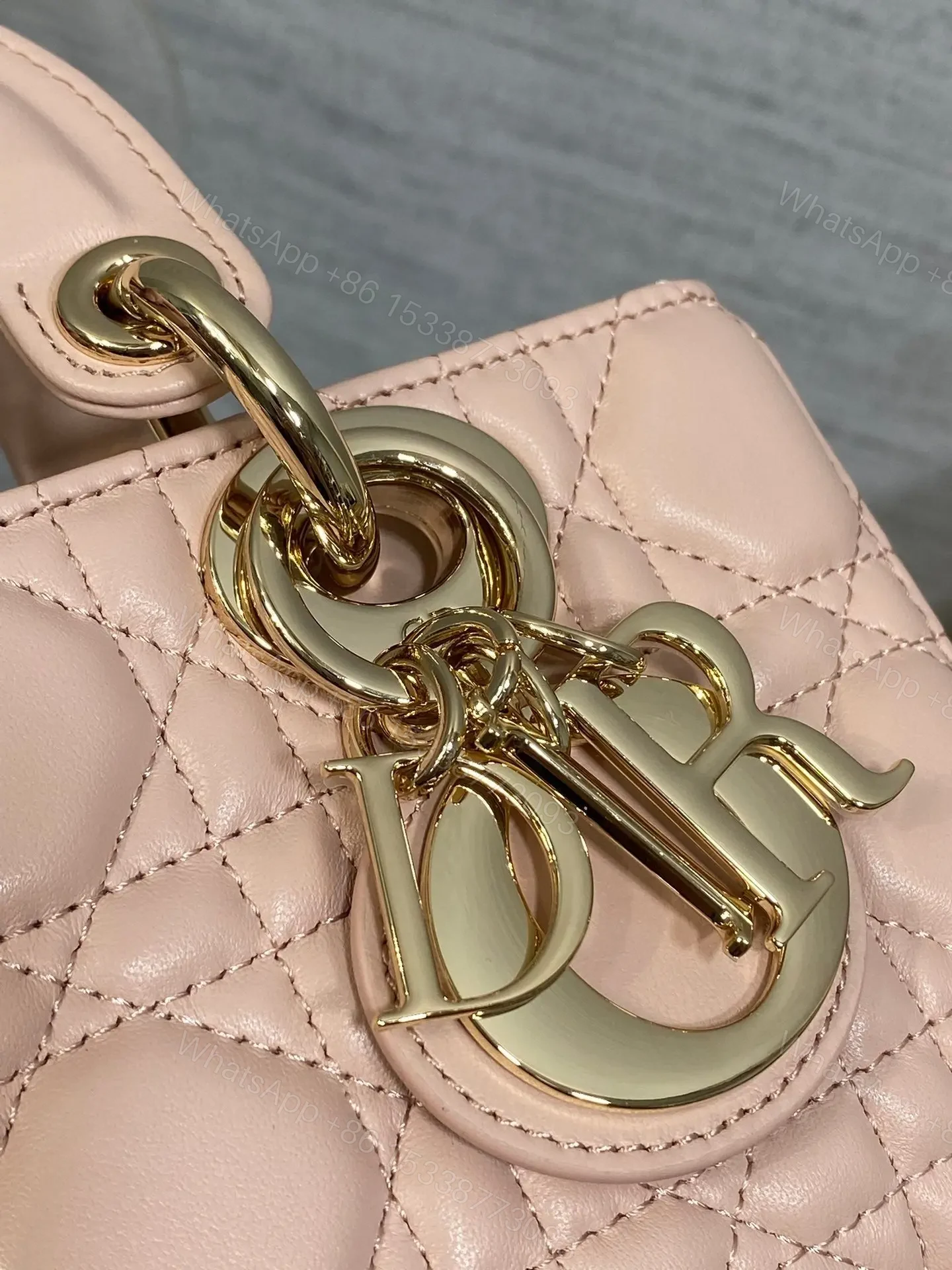View 7 of DIOR MICRO LADY D-JOY 19 IN BLACK CALFSKIN GOLD HARDWARE