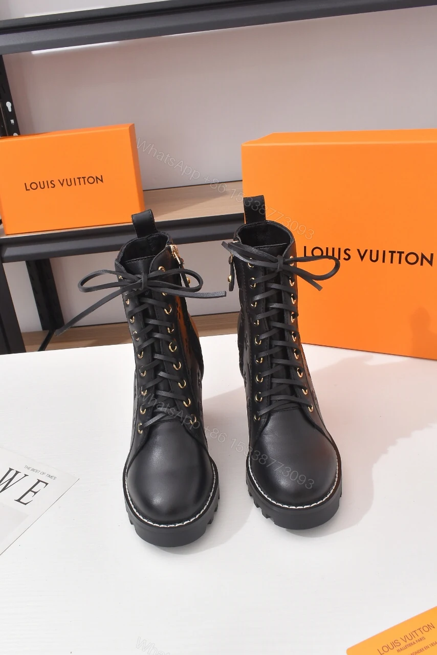 View 4 of LOUIS VUITTON STAR TRAIL BOOTS BLACK 1ACH0H