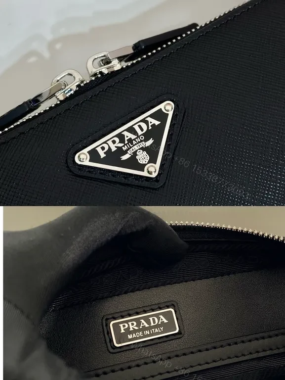 View 5 of Prada Saffiano Mini Crossbody: City-Chic, Quiet Luxury