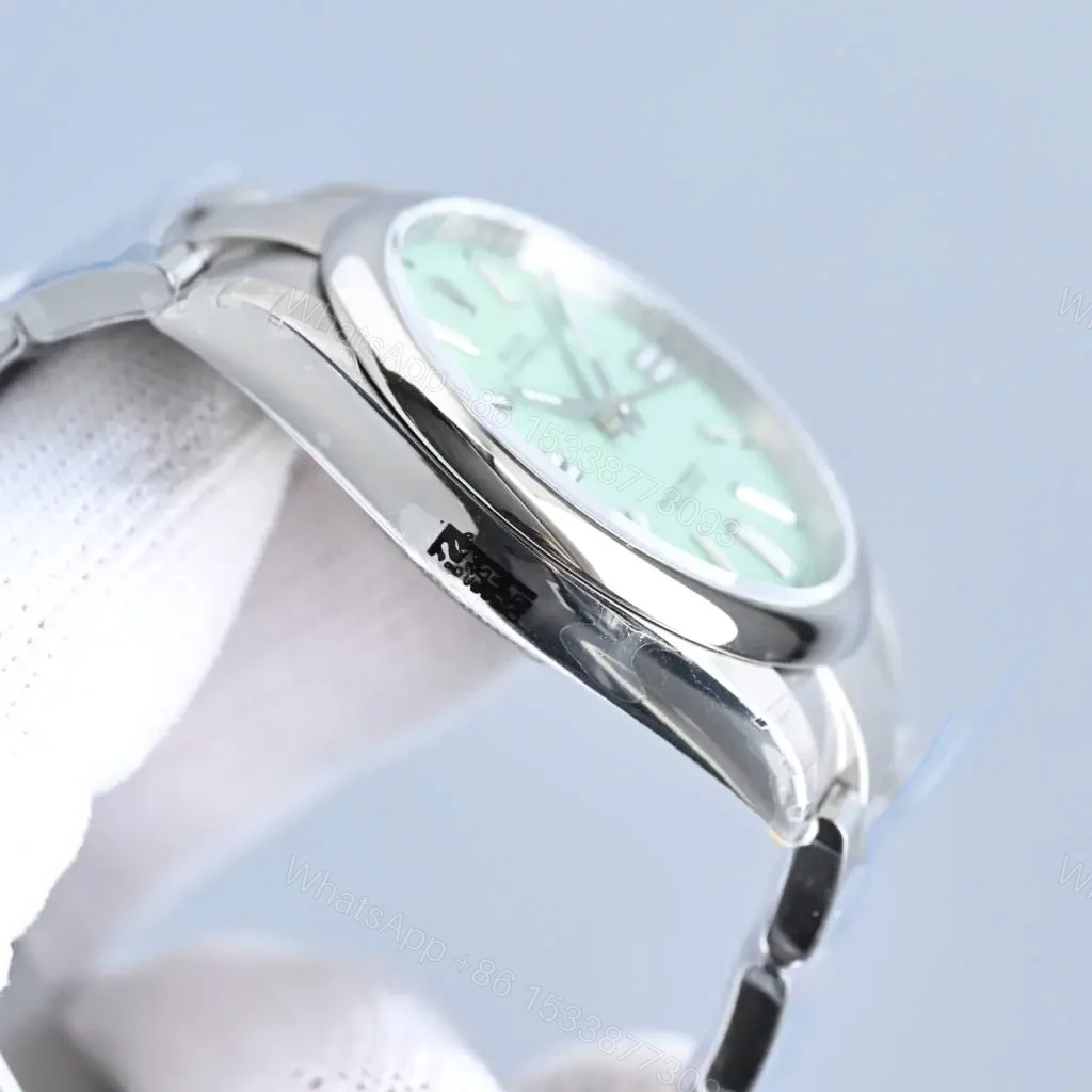 View 3 of Rolex Oyster Perpetual 41 Stainless Steel Pistachio 134300-0006