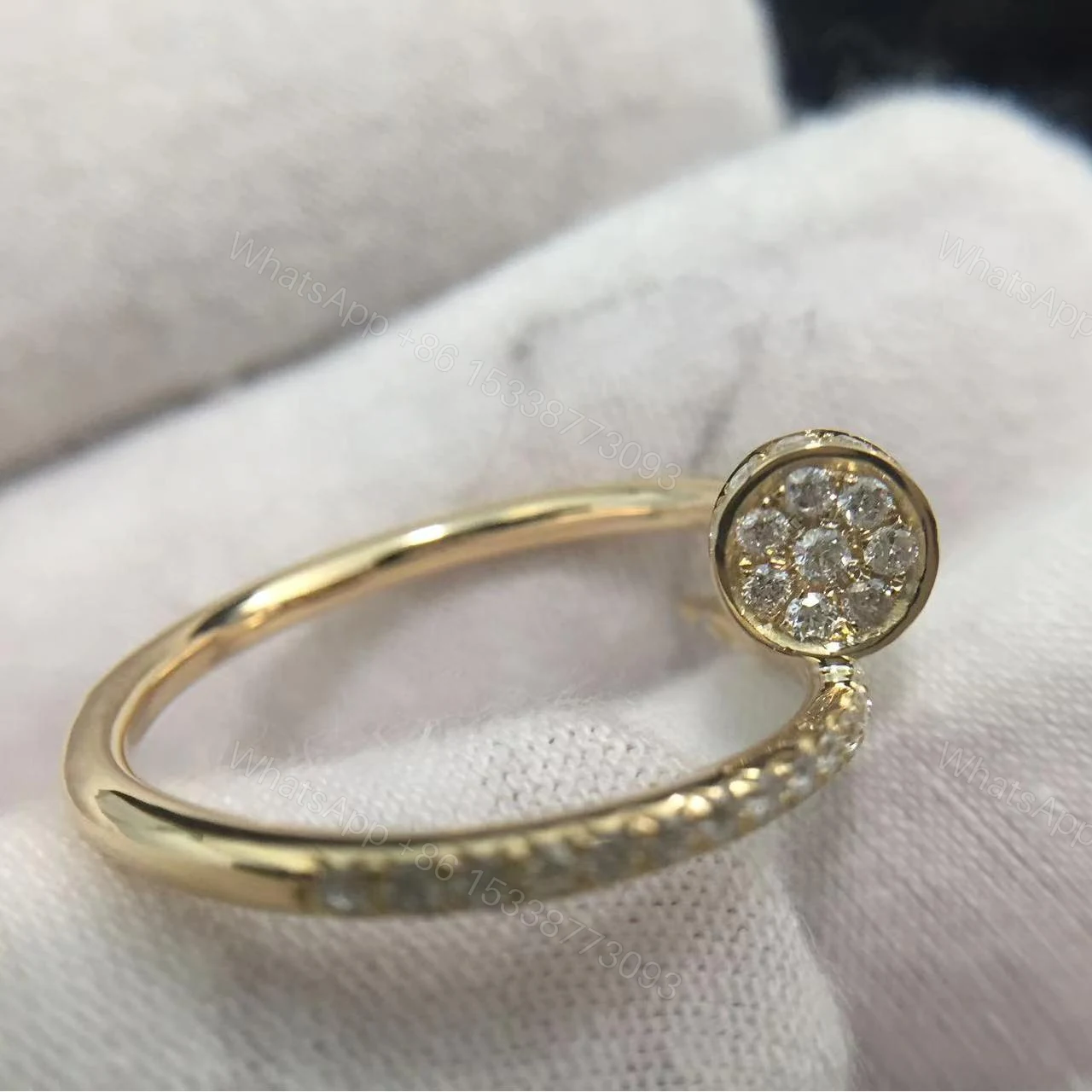 View 3 of Cartier Juste Un Clou Ring Diamonds Small Model