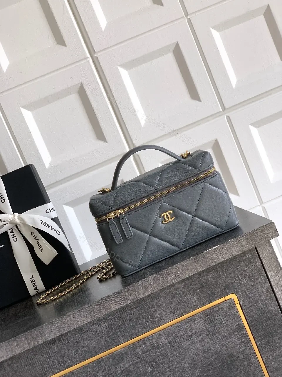 Quilted Mini Bag with Gold Hardware – Everyday Luxury — view 1