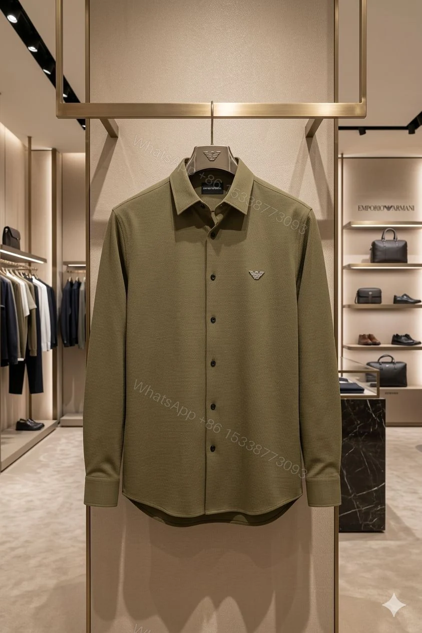 View 8 of FIRST COPY EMPORIO ARMANI ORIGINAL SOFT COTTON SUMMER SHIRT