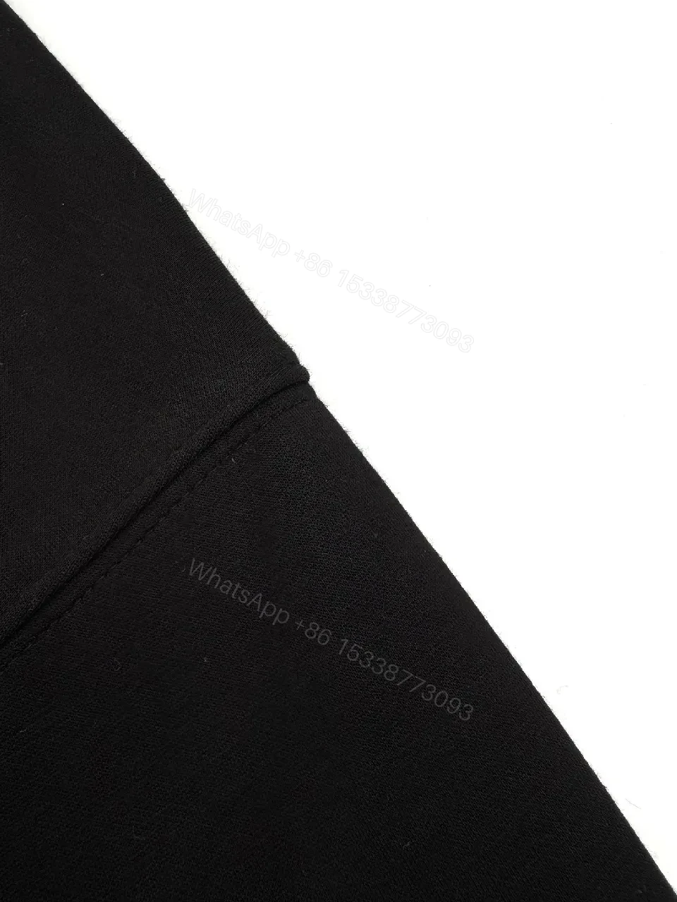 View 9 of Black Hoodie with Brown Lined Hood - Premium, Minimalist, Cozy Comfort