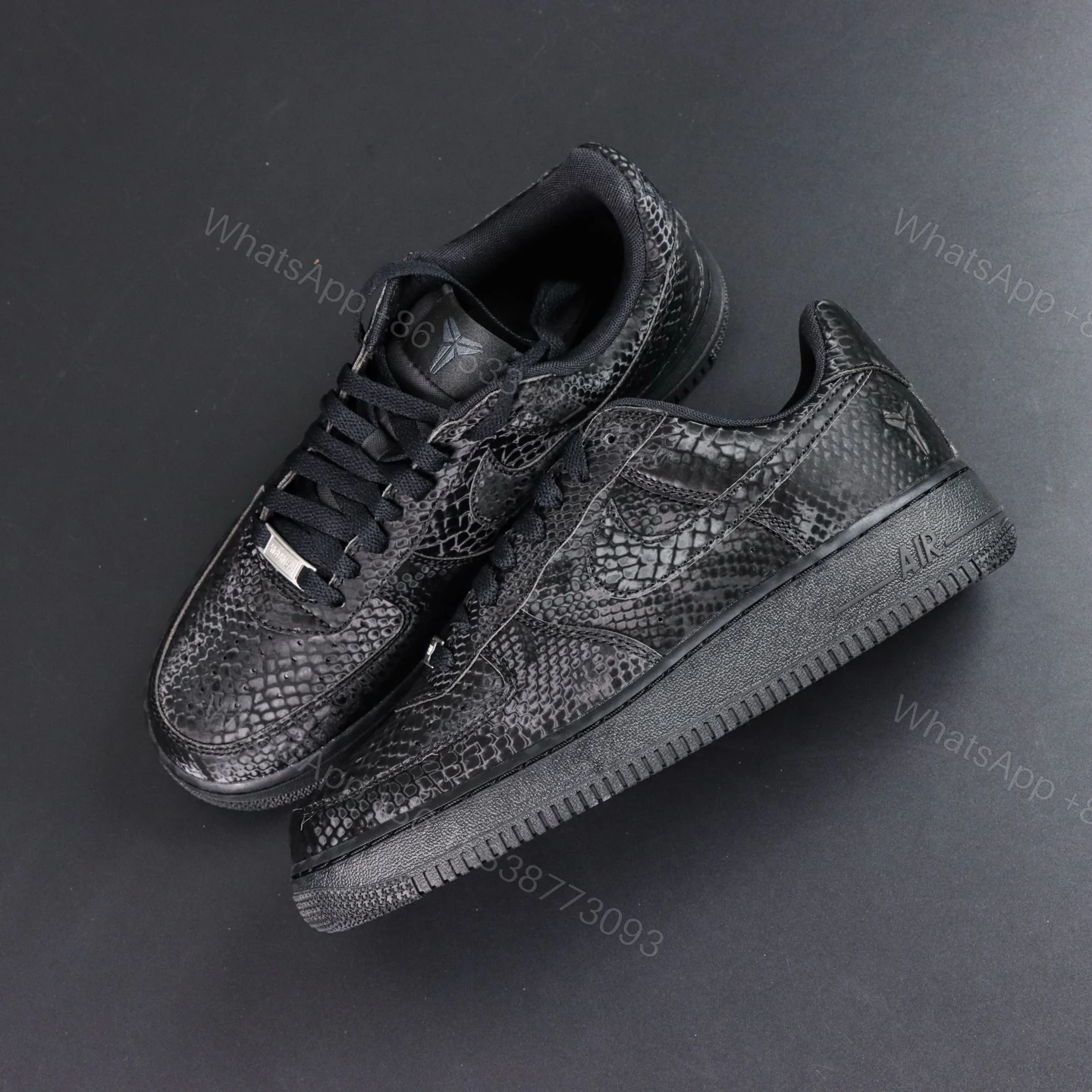 View 7 of Air Force 1 Low Kobe Bryant Court Black Reps