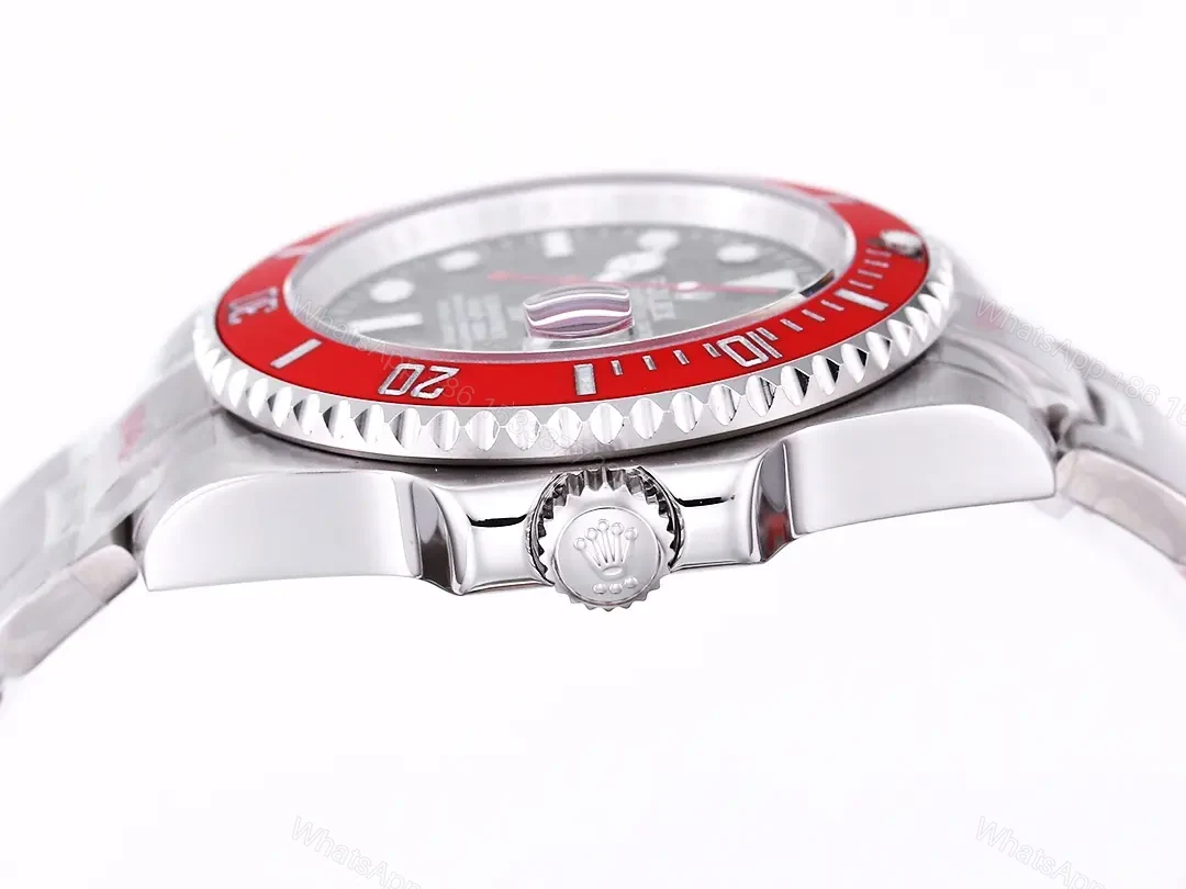 View 6 of MKS Factory Clean Factory – **Rolex DIW Submariner Parakeet** – Red/Black, Custom
