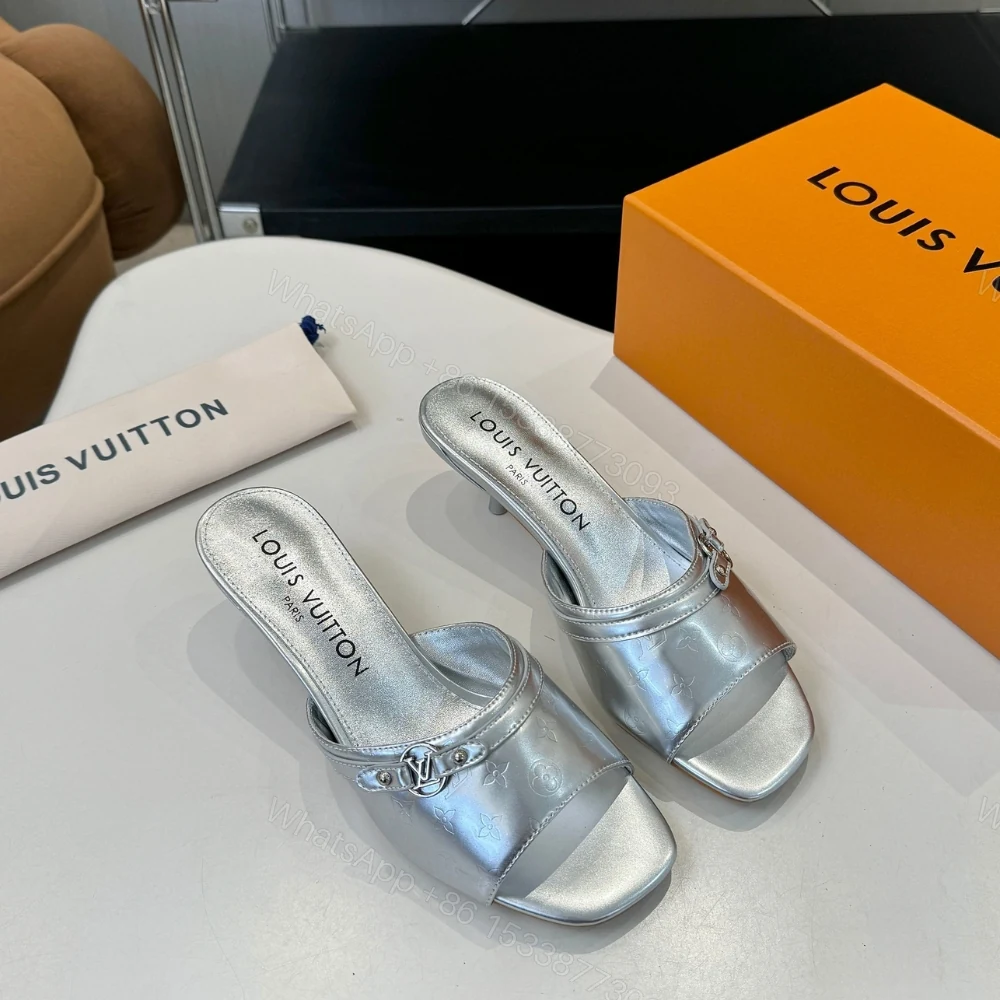 View 3 of Louis Vuitton 6Am Mule Silver 1Aivt3