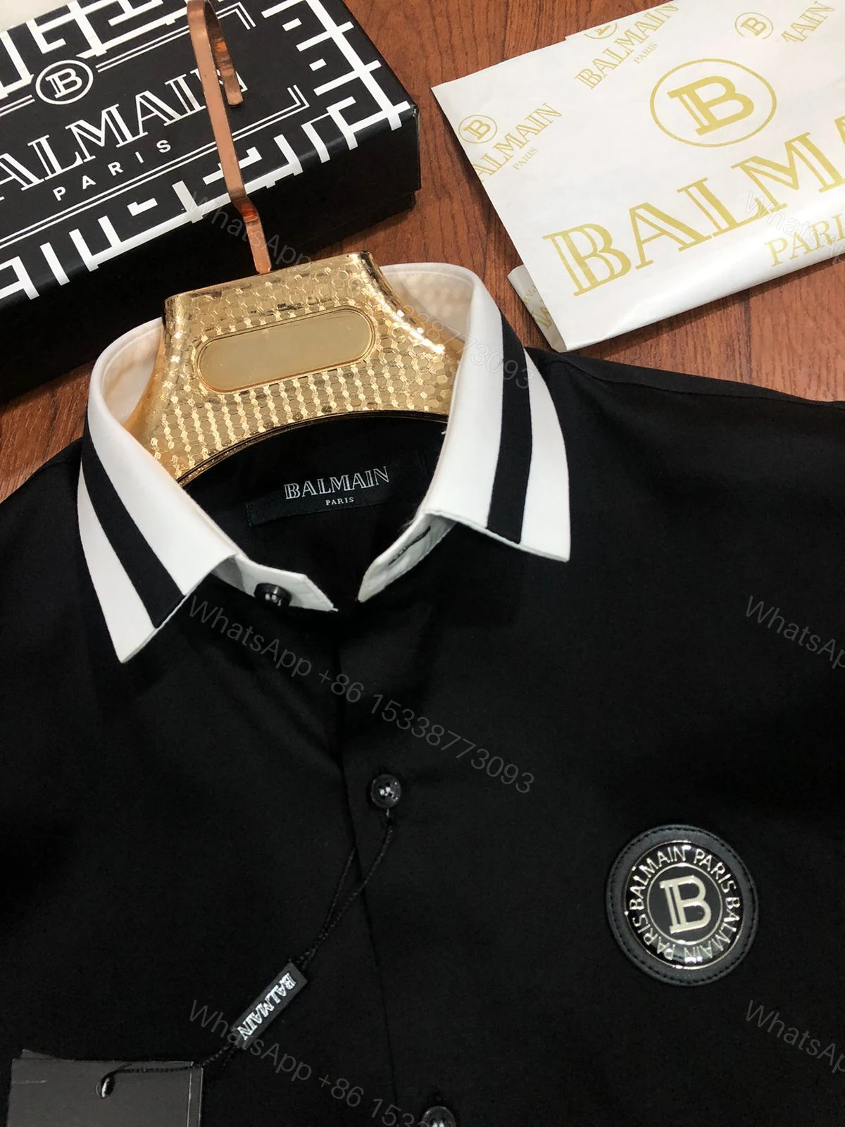 View 3 of First Copy Balmain Paris Premium Original 2025 Shirt for Men