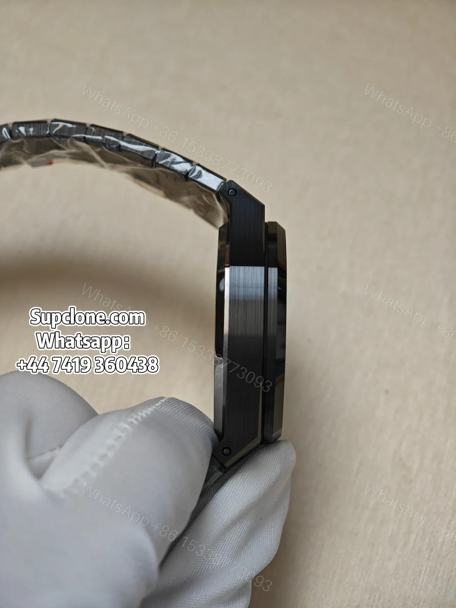View 5 of Audemars Piguet Super Clone Royal Oak Ceramic Black Dial 26240 Chronograph 41mm