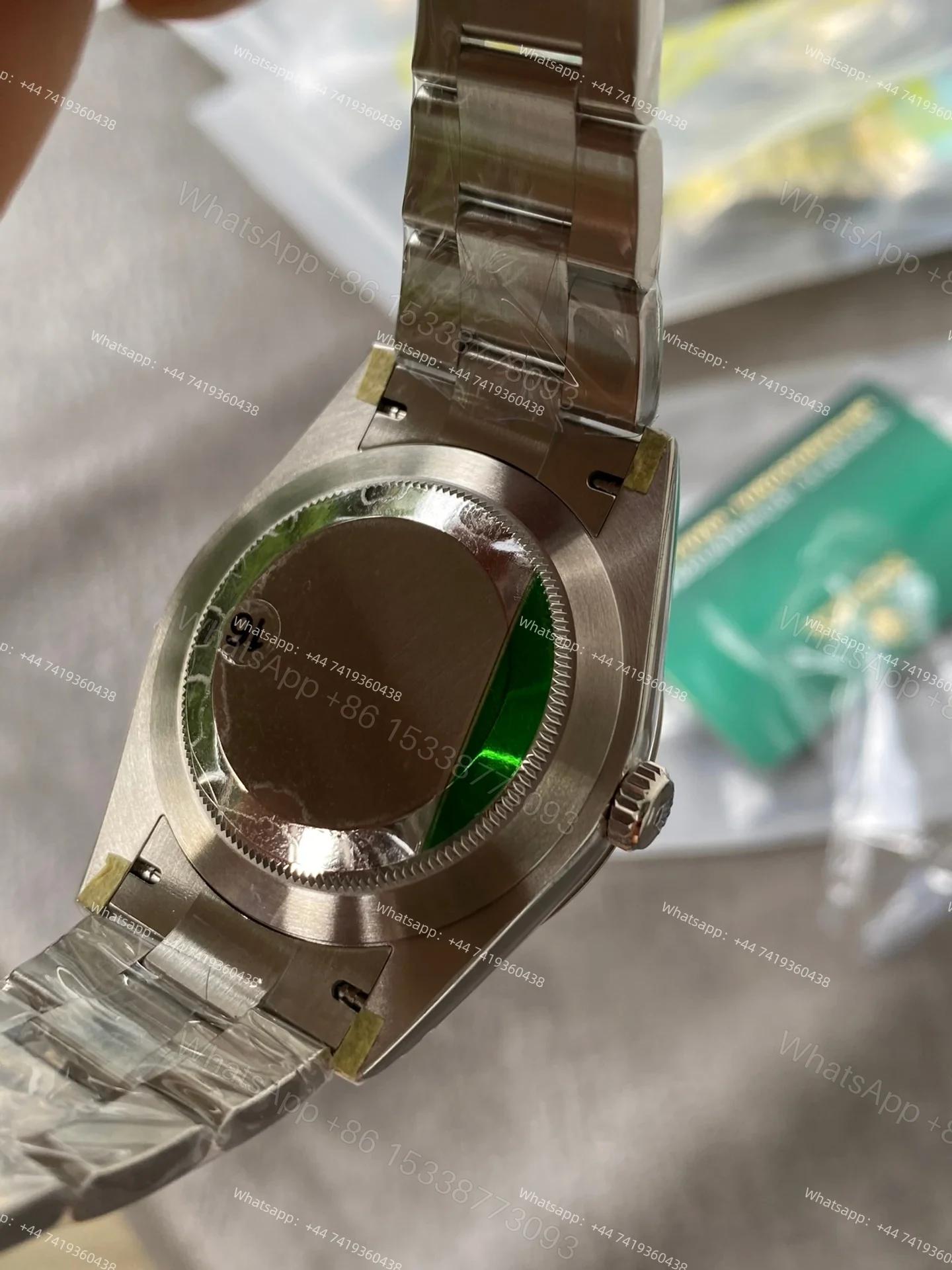 View 8 of Rolex Super Clone Oyster Perpetual M124300-0006 41mm Tiffany Blue Dial 3230 Movement