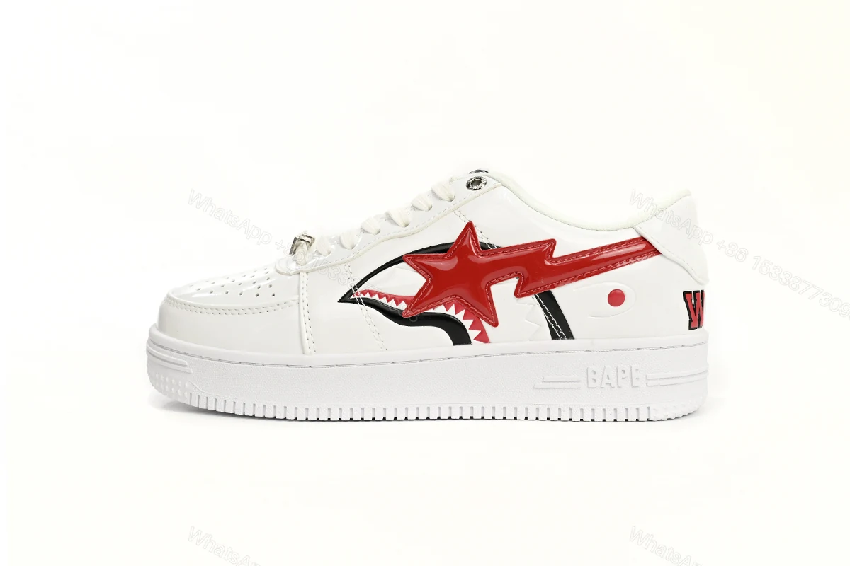 View 12 of A Bathing Ape Bape Sta Low Shark White
