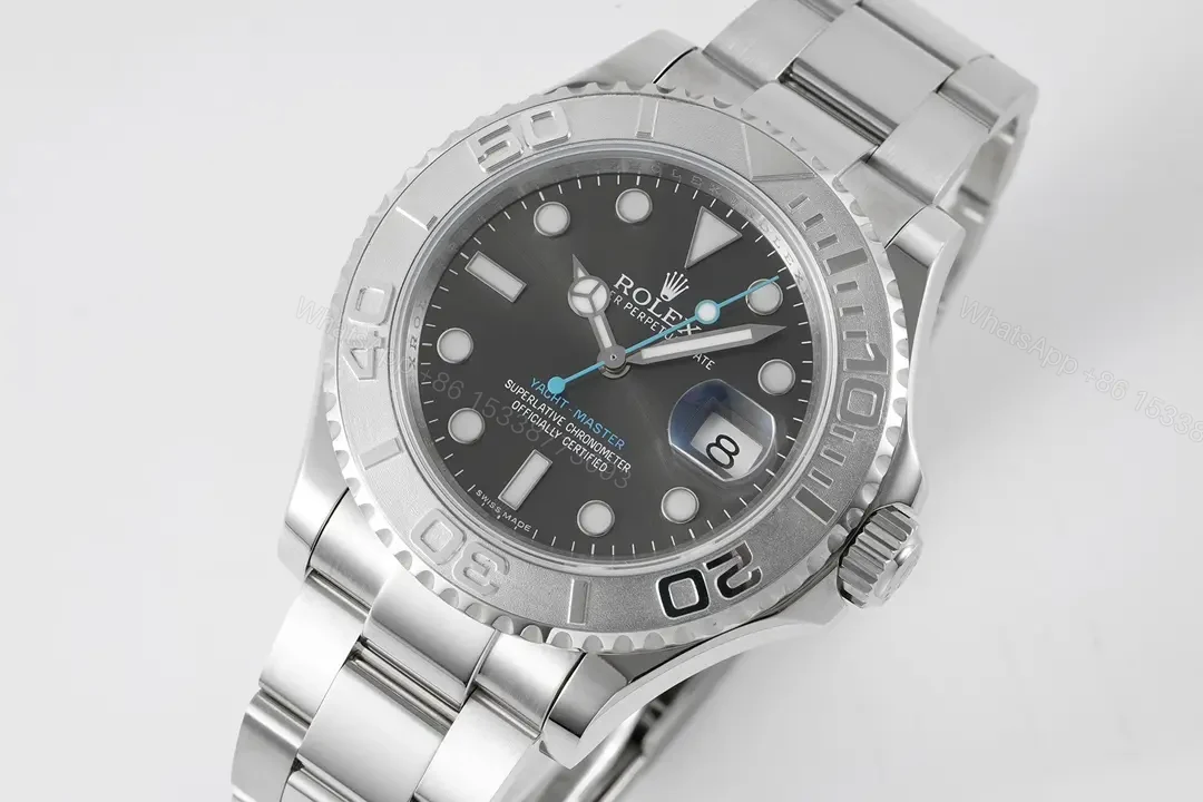 View 3 of OW Factory Clean Factory Rolex Yacht-Master 40mm Black Dial Stainless Steel