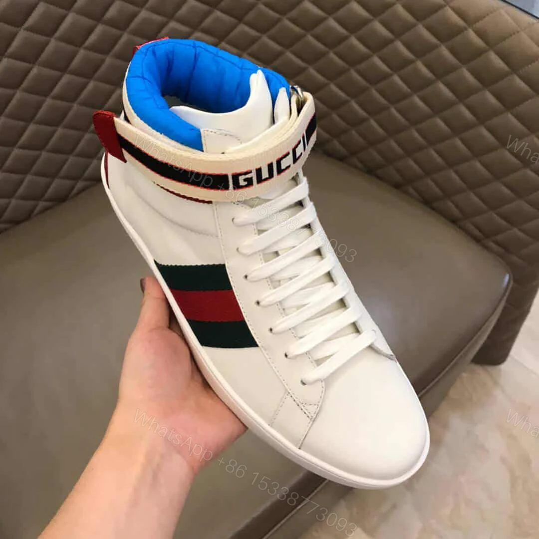 View 5 of GUCCI STRIPE ACE HIGH-TOP SNEAKER – GC51