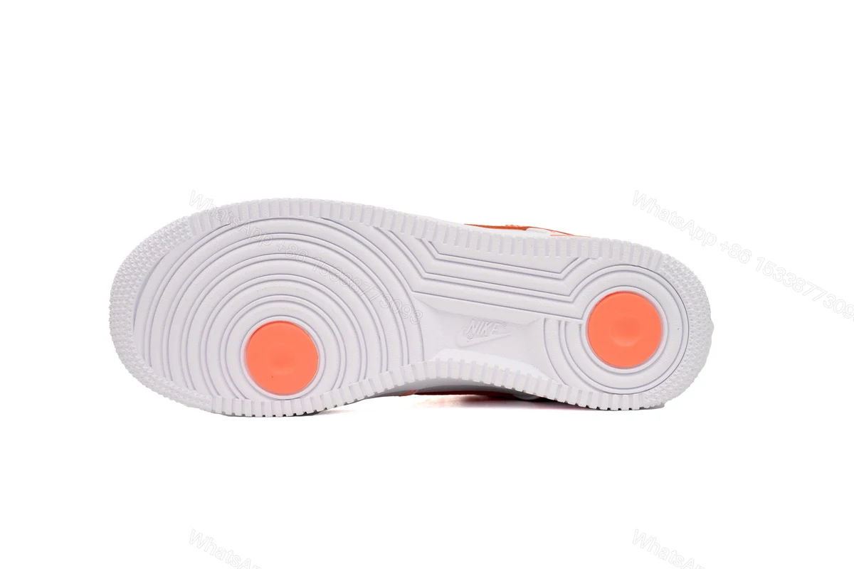 View 5 of Nike Air Force 1 Low Vlone White Orange AA5360-100
