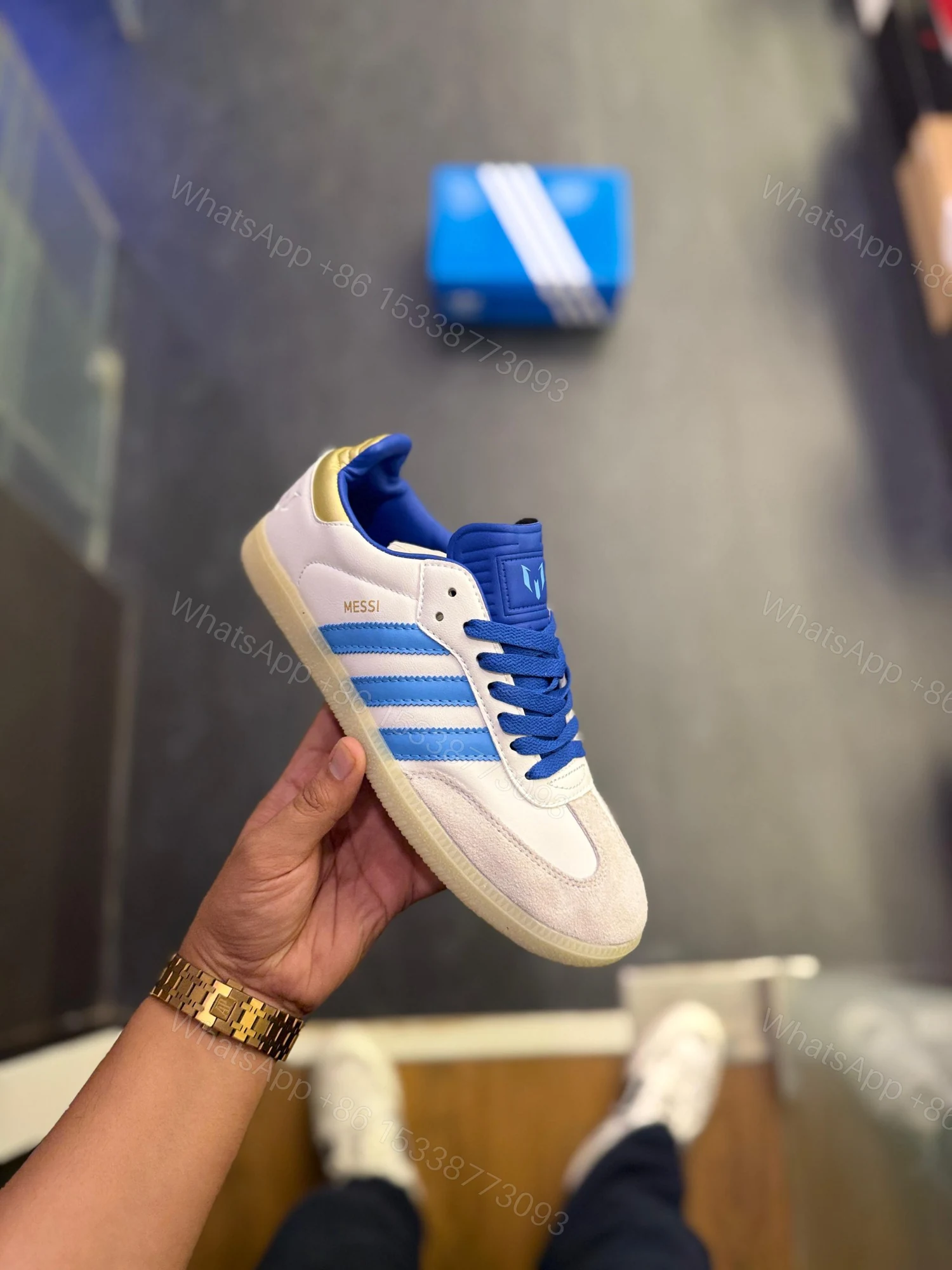 View 8 of FIRST COPY ADIDAS ORIGINAL SAMBA MESSI football