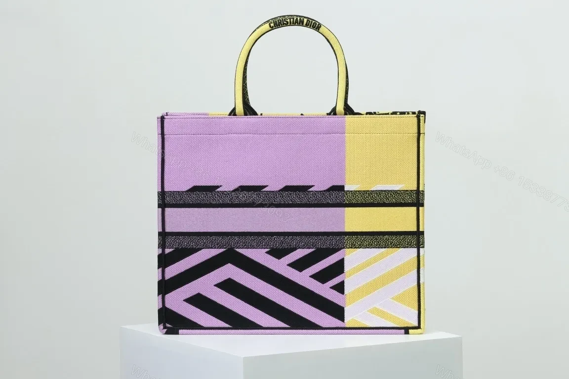 View 4 of Multicolor Graphic Tote: Bold Art, Everyday Luxury Tote