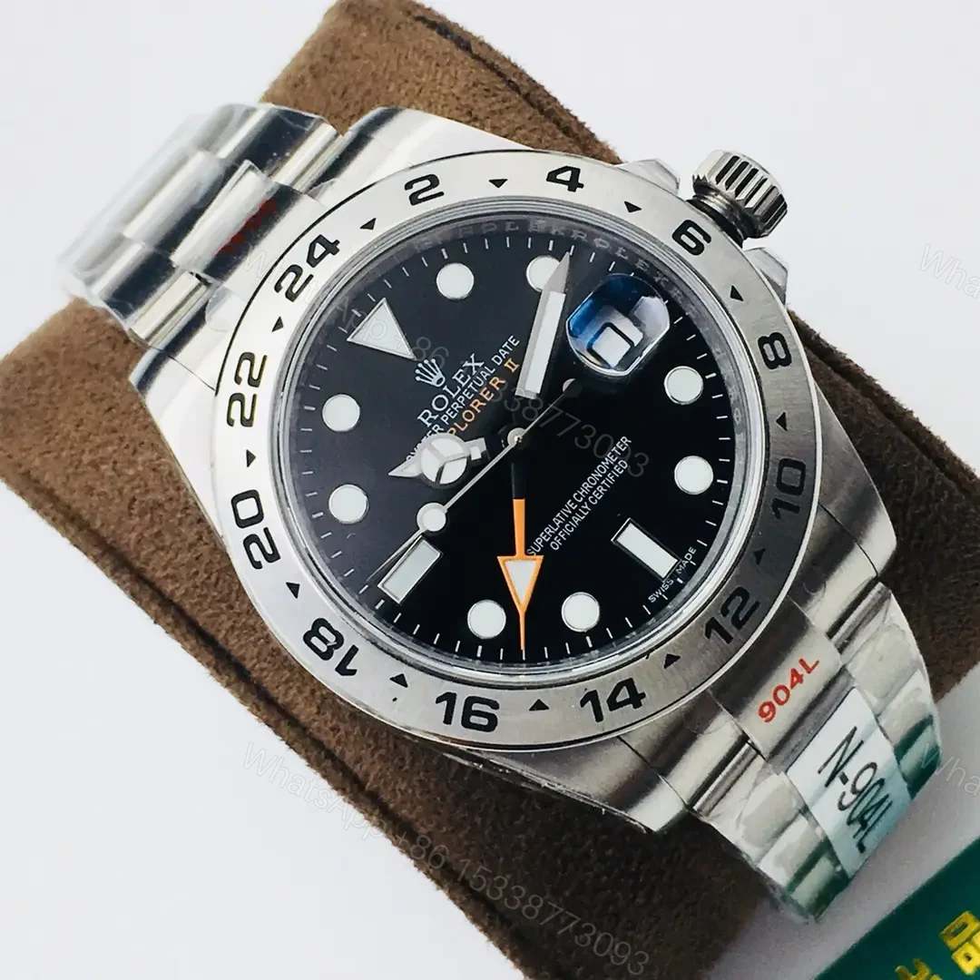 View 2 of Fake Rolex Explorer II Black GMT Best Oyster Bracelet 42MM 226570-0002