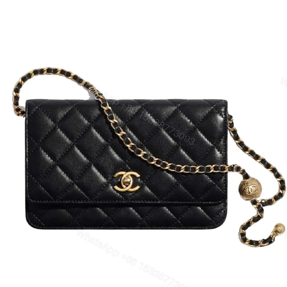 Chanel Classic Wallet On Chain Black 19Cm — view 1