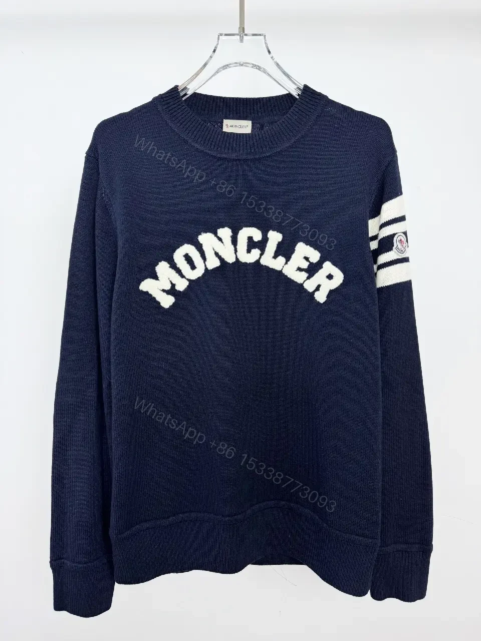 Dark Navy Knit Pullover: Designer-Inspired Comfort & Style — view 1