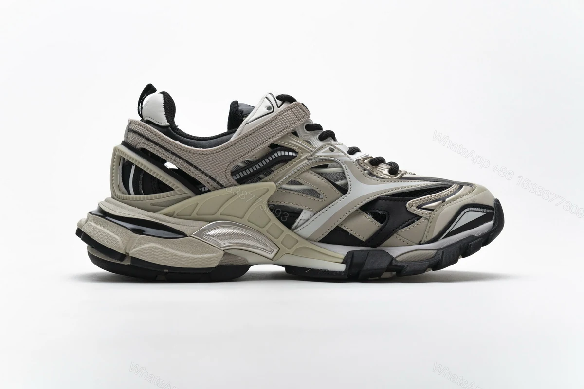 View 2 of Balenciaga Track 2 Sneaker Champagne Black 570391 W2GN9 2009