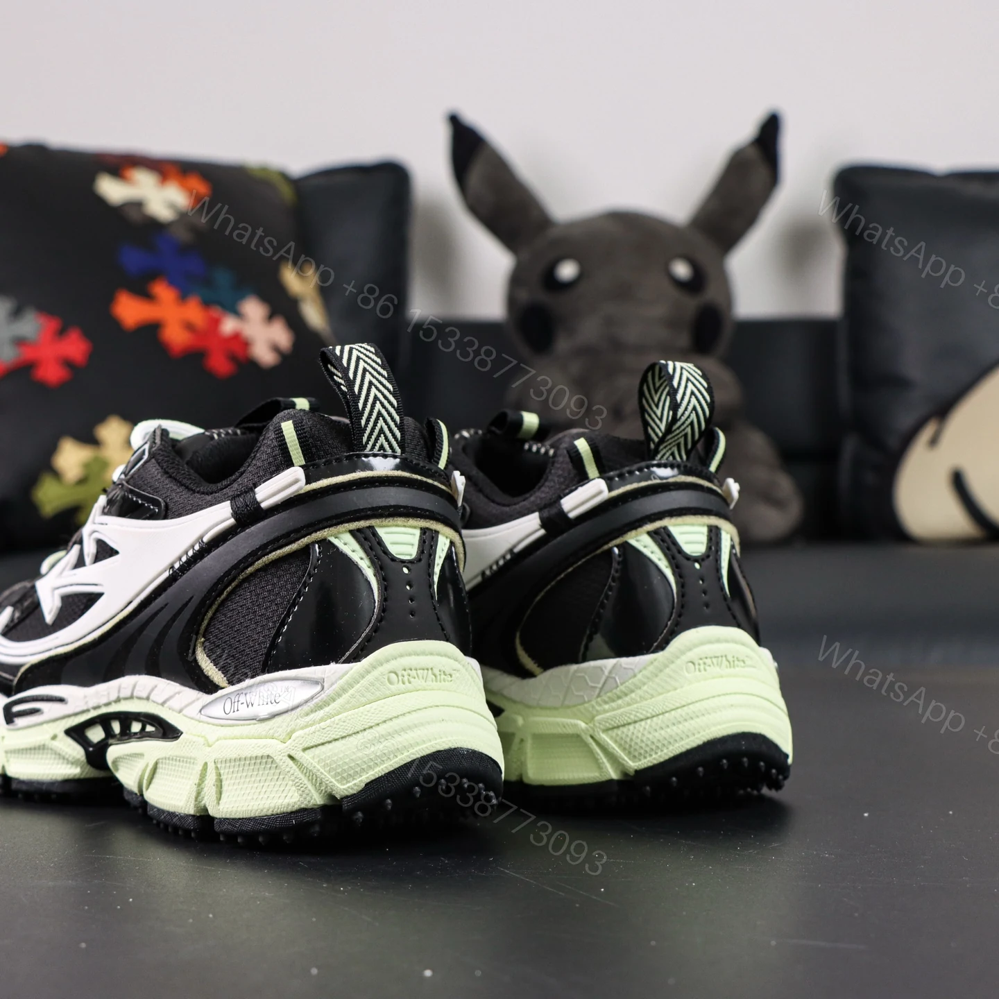 View 6 of Off White Be Right Back Black Green