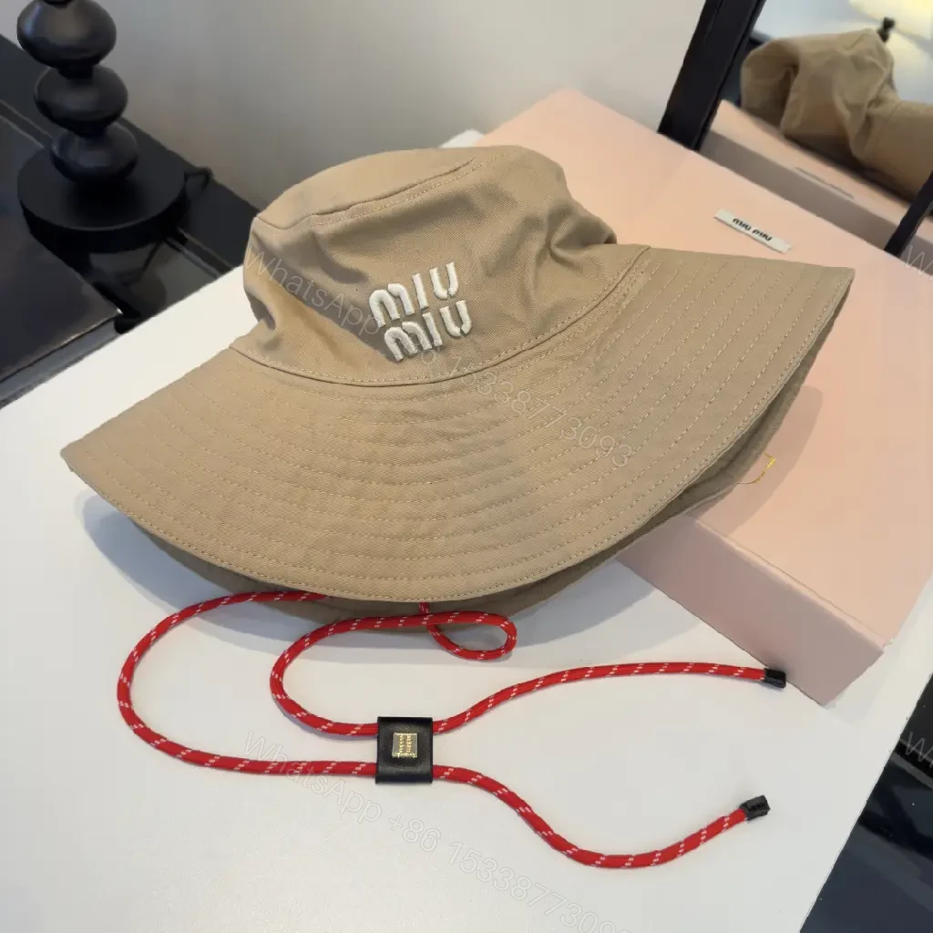 View 10 of Textured Beige Canvas Bucket Hat with Logo Detail