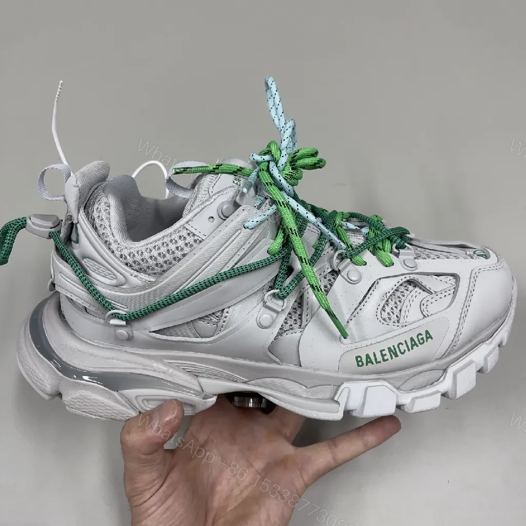 View 6 of Grey-Green Chunky Trail Sneakers | Breathable Mesh, Cushioned Comfort, Everyday Versatility