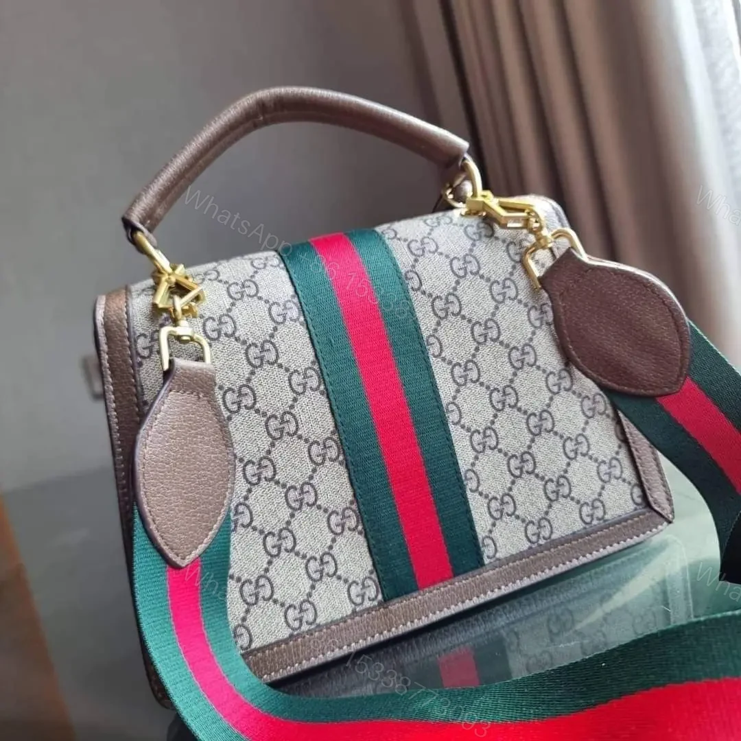 View 6 of Gucci Queen Margaret Leather Handbag