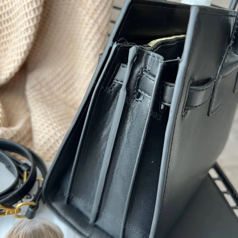 View 4 of Saint Laurent Sac De Jour Baby In Grained Black 32Cm 717448DTI0W1000