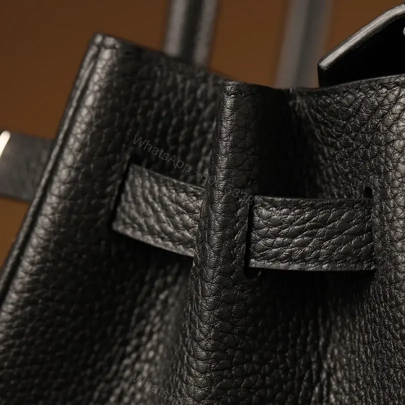 View 15 of 高仿Hermes*Birkin30黑色銀扣免檢版