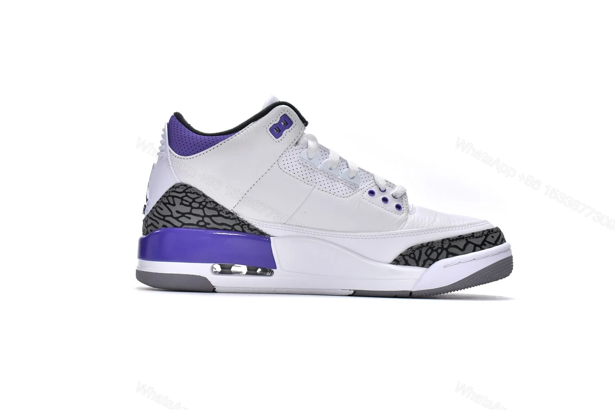 View 9 of Air Jordan 3 Retro Dark Iris CT8532-105