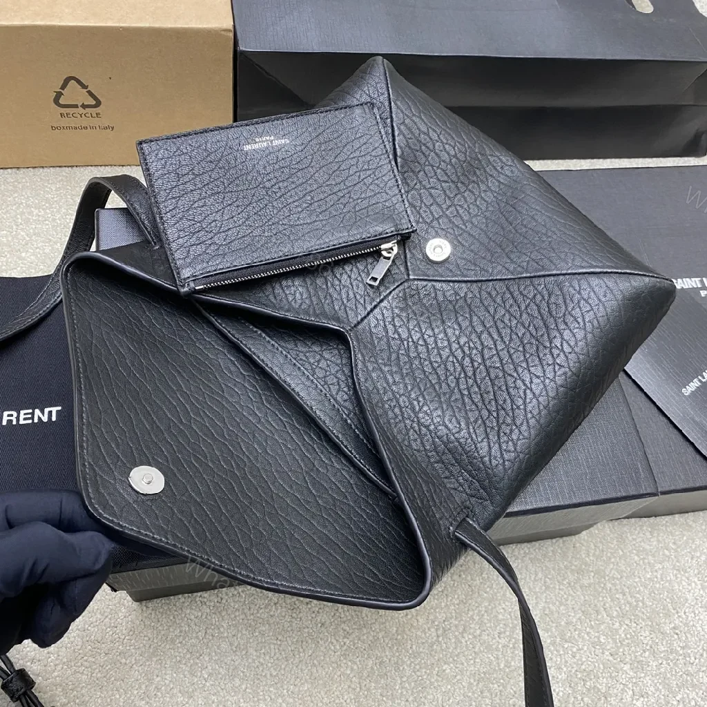 View 8 of Chic Black Leather Shoulder Bag — Elevated Everyday Luxury