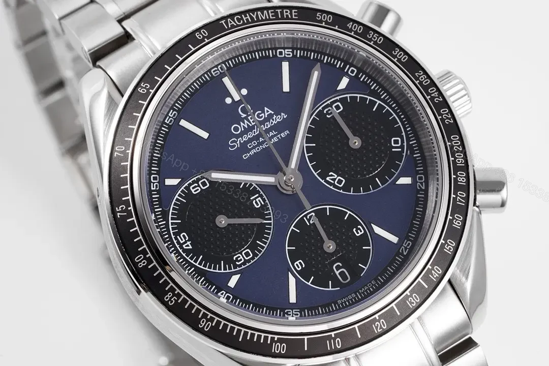 View 4 of Omega Speedmaster 326.32.40.50.06.001 Multifunction Chronograph Watch Blue Dial Stainless Steel