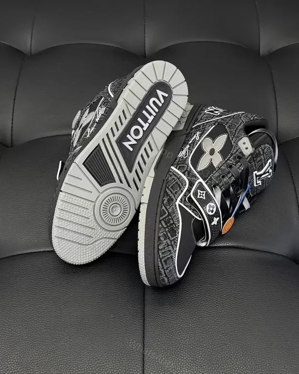 View 5 of Bold Monogram Luxe Sneakers: Signature Comfort High-Tops