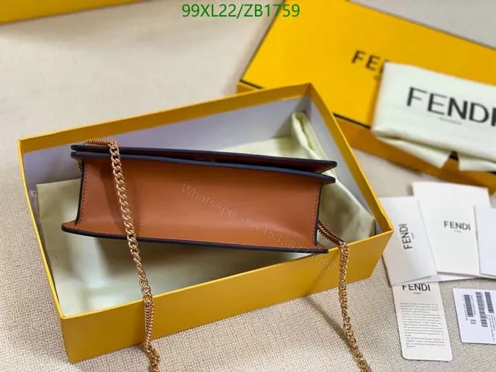 View 10 of Fendi Duplicate Chain Wallet Fendi Roma ZB1778