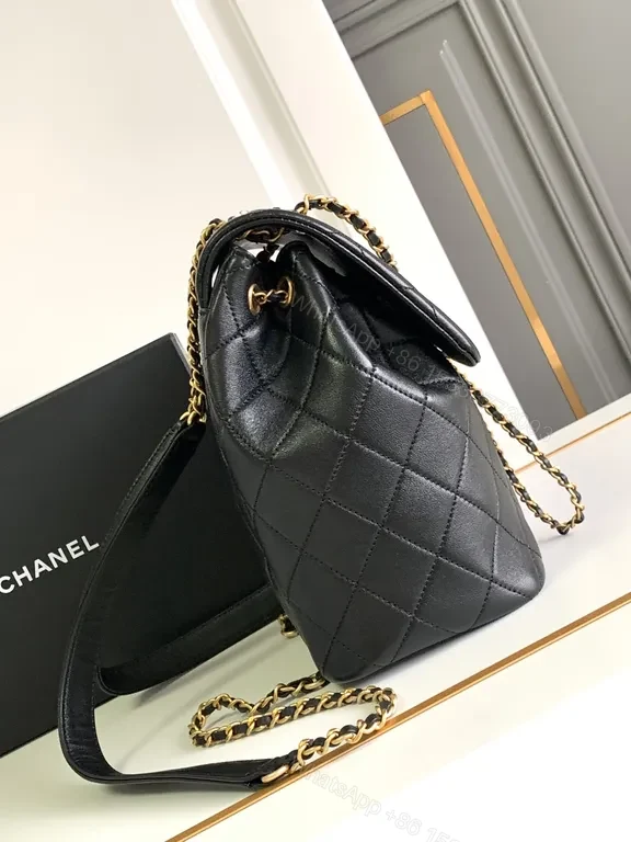 View 8 of Chic Quilted Flap Backpack â€“ Luxury Everyday Carry