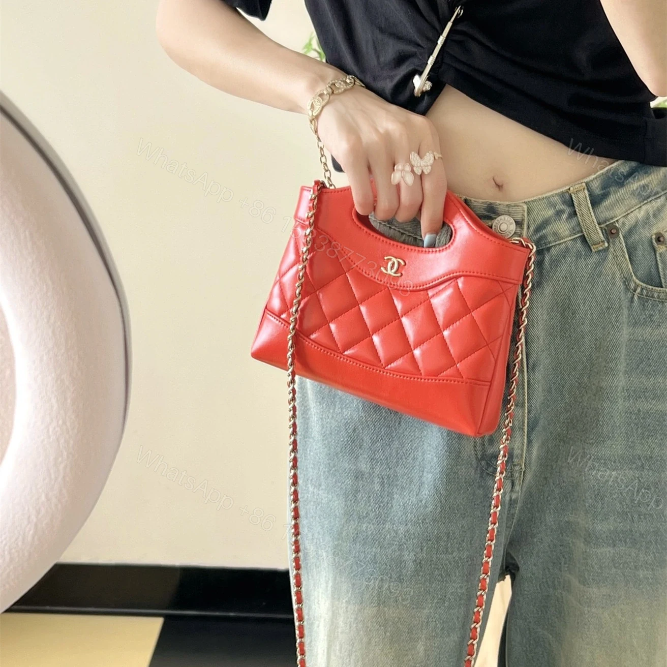 View 16 of 高仿Chanel*24S春夏系列AP3656單肩包紅色免檢版